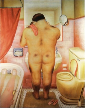 Fernando Botero Painting - Homenaje a Bonnard 2 Fernando Botero